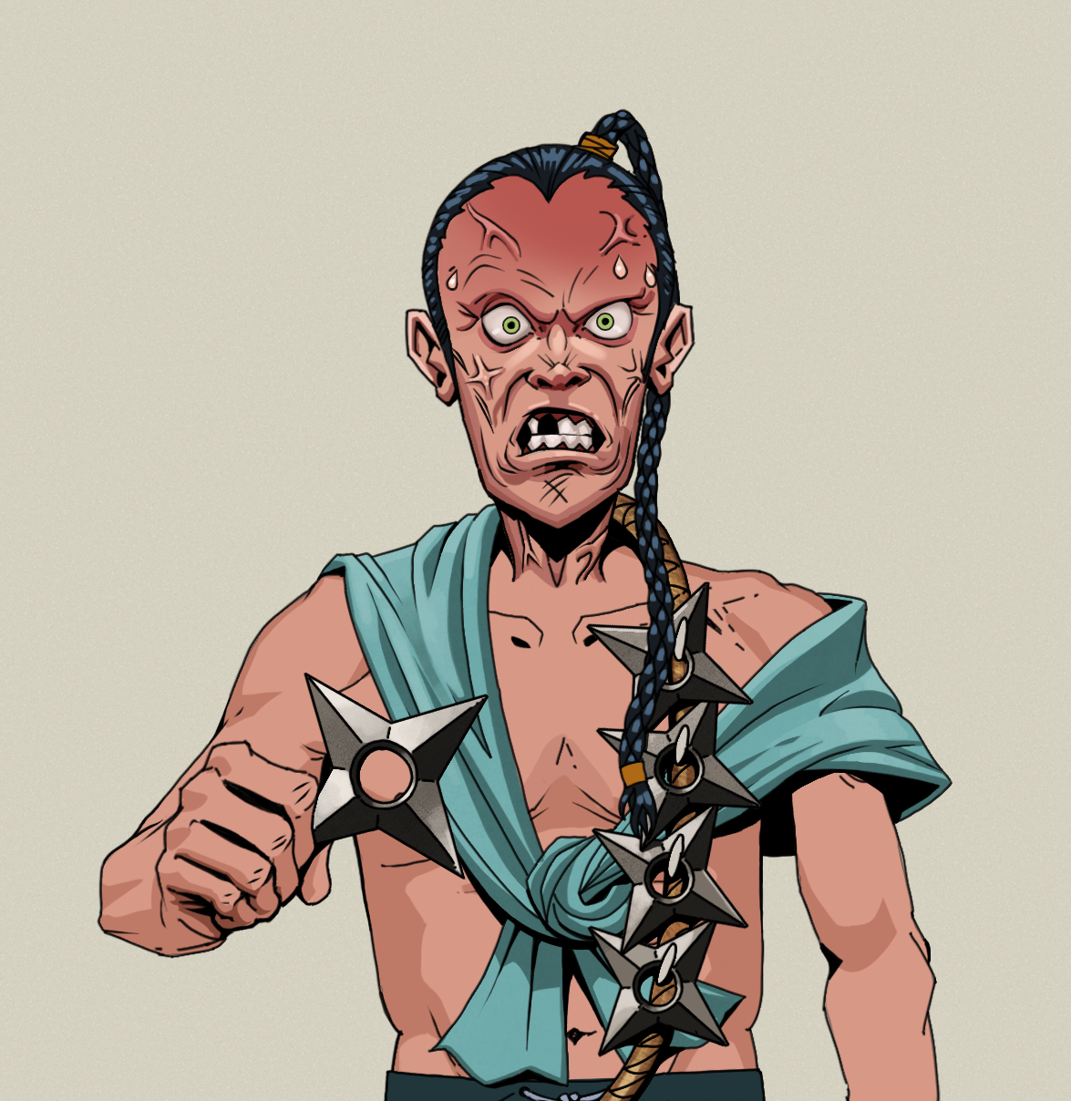 Angry Ikari — Degen Dojo fighter