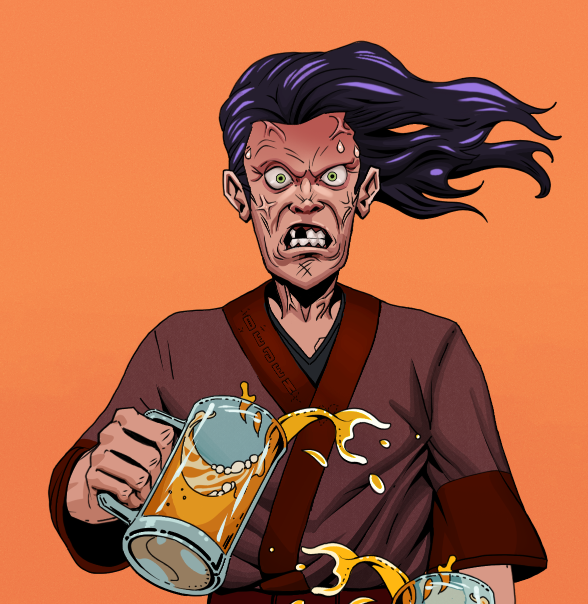 Angry Ikari — Degen Dojo fighter