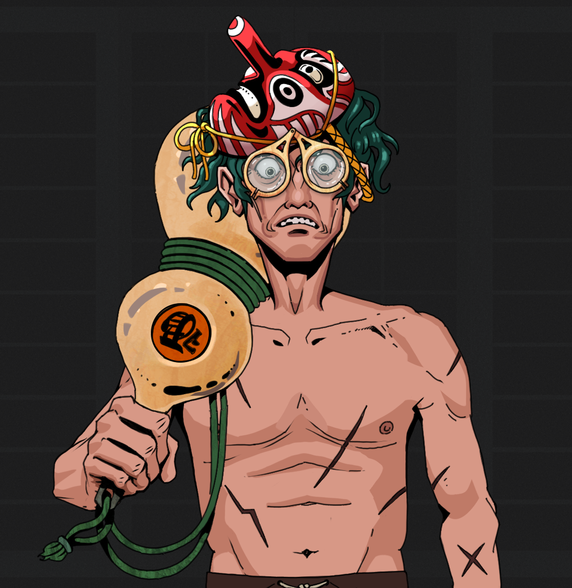 Shitless Botan — Degen Dojo fighter