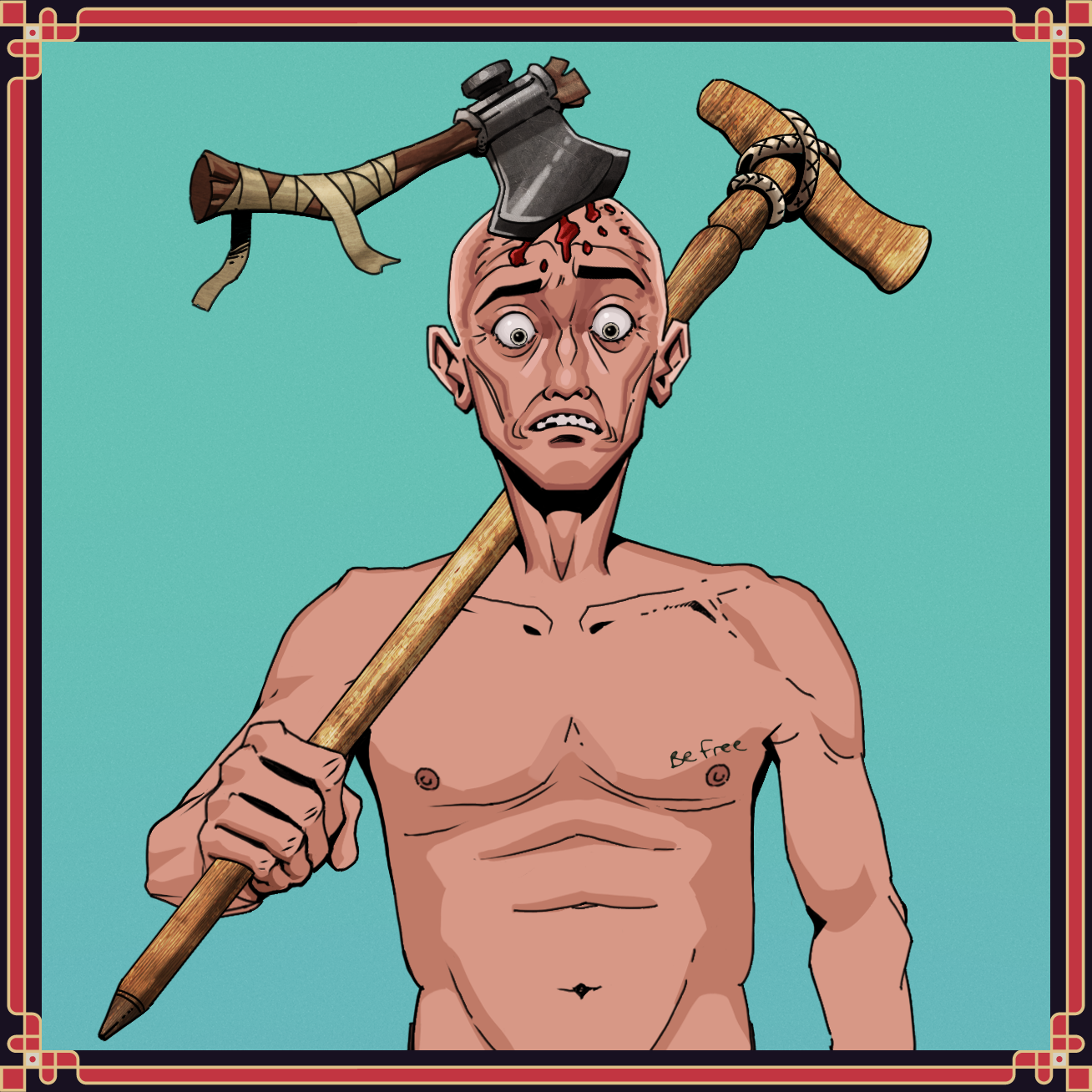Throwing Teeth Bash — Degen Dojo Special Move