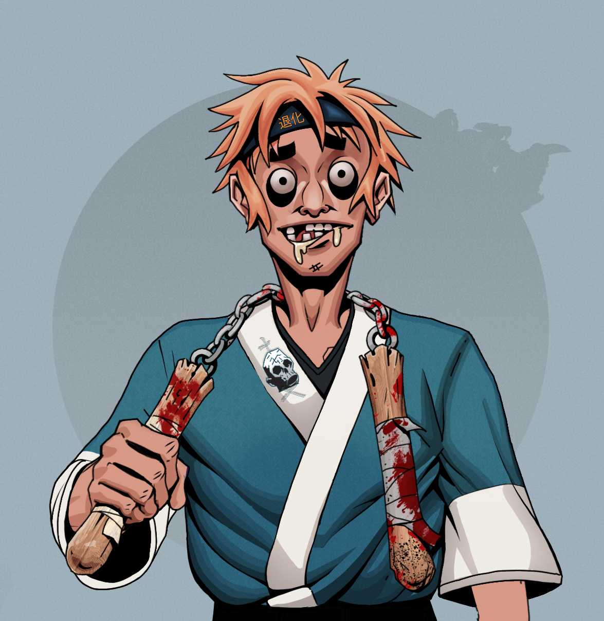Drooling Azuma — Degen Dojo fighter
