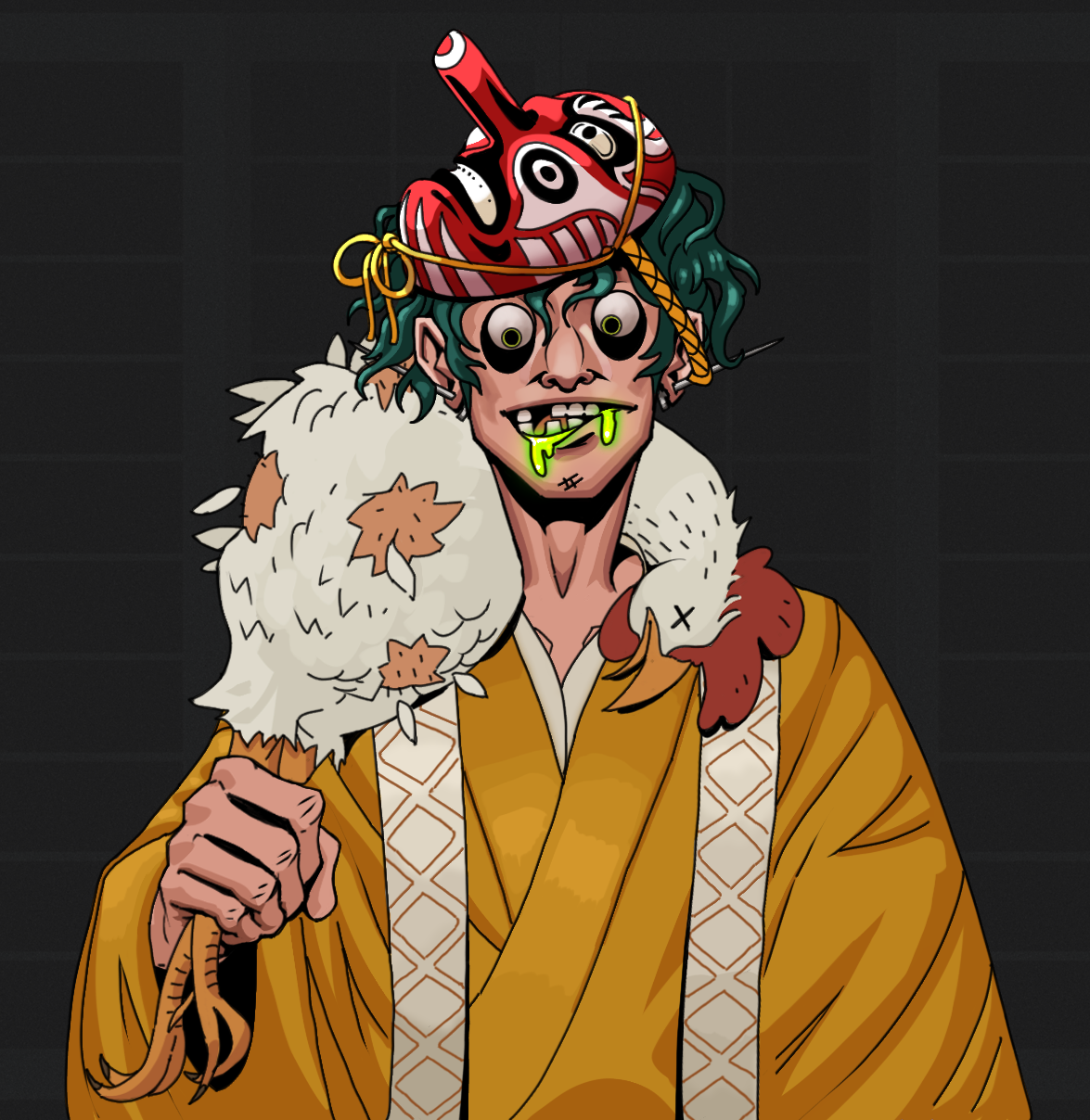 Toxic Azuma — Degen Dojo fighter