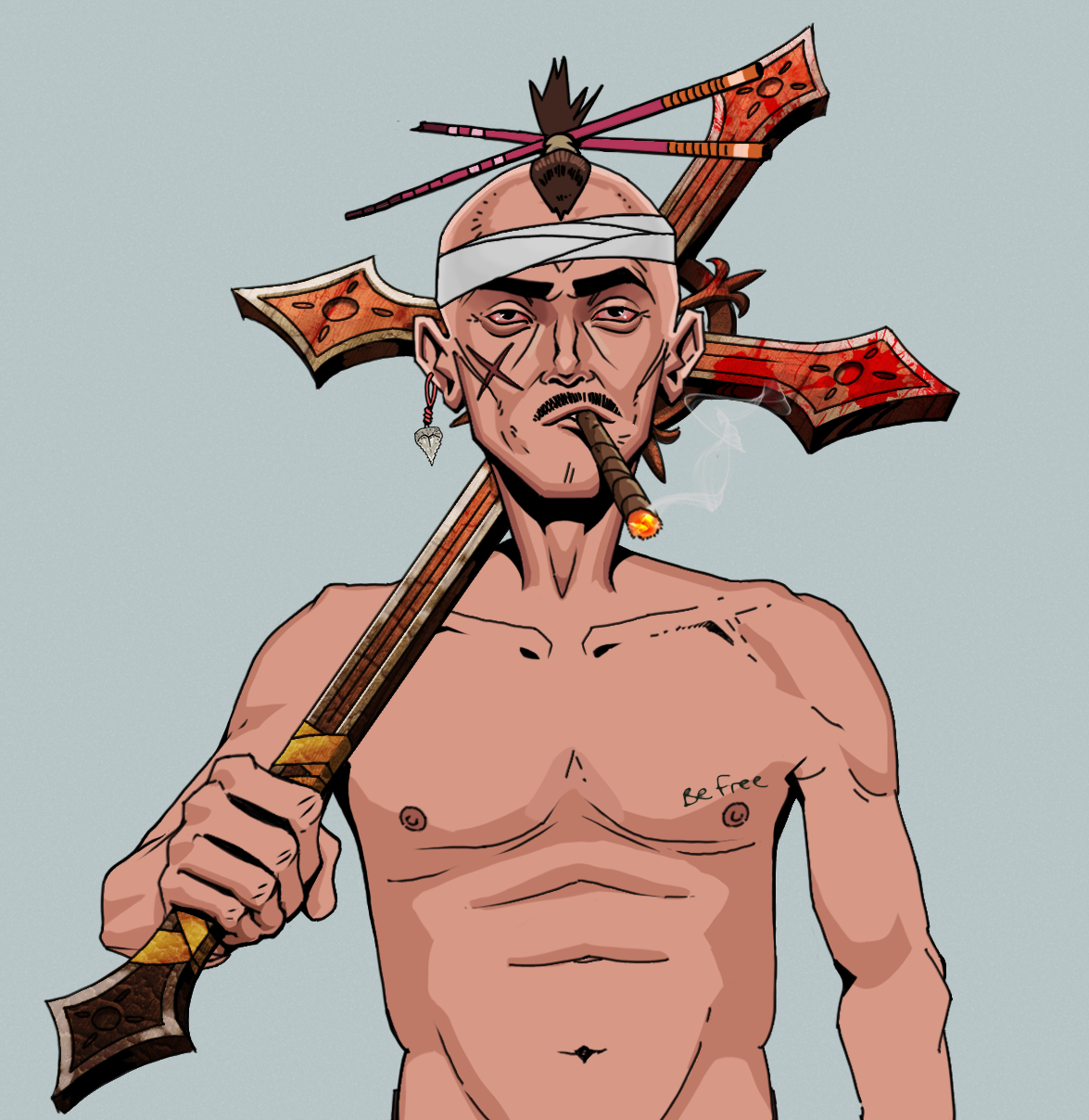 Raikou The Stoner — Degen Dojo fighter