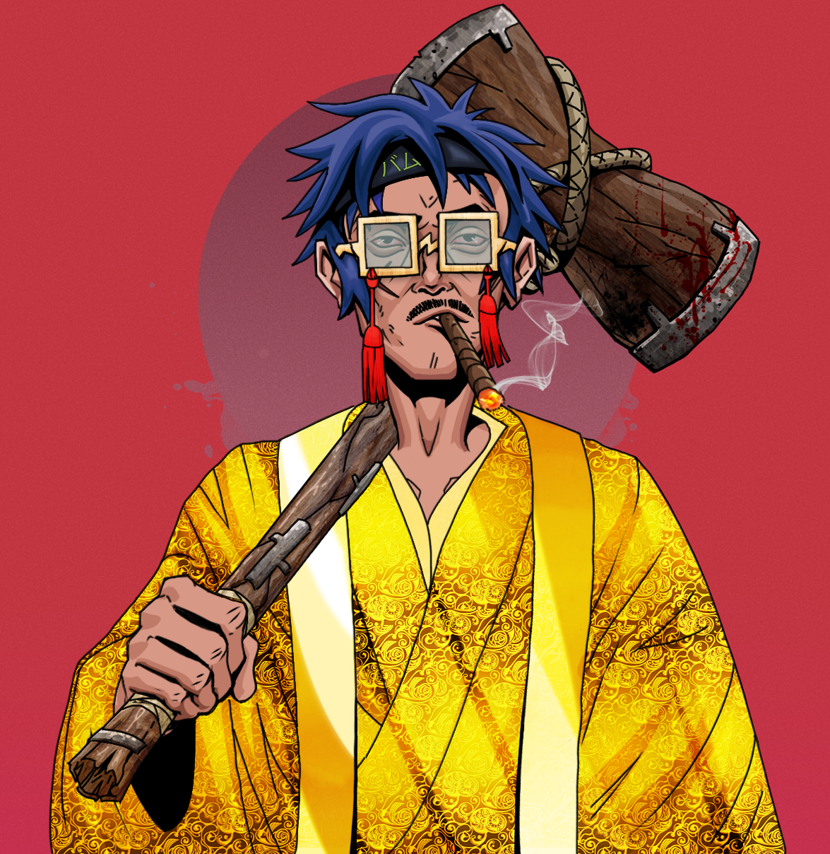 Raikou The Stoner — Degen Dojo fighter