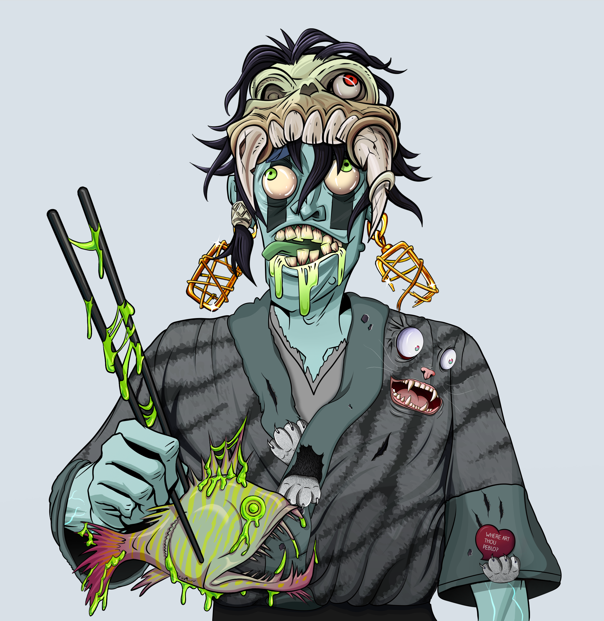 Toxic Azuma — Degen Dojo fighter