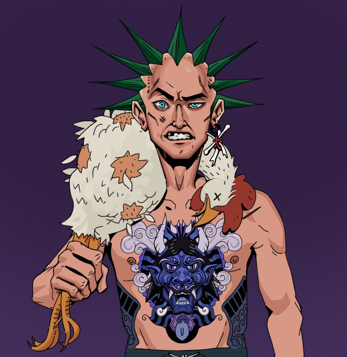 Akuma — Degen Dojo fighter