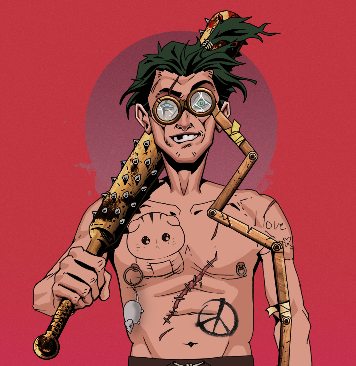 One-Eyed Itsuki — Degen Dojo fighter