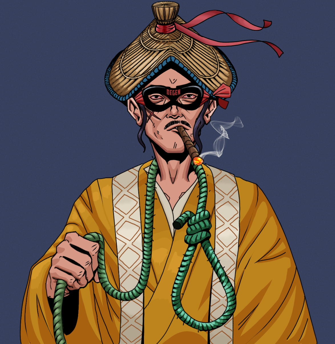 Raikou The Stoner — Degen Dojo fighter