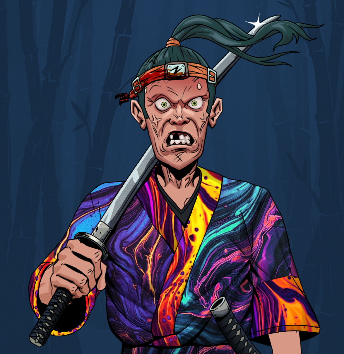 Angry Ikari — Degen Dojo fighter