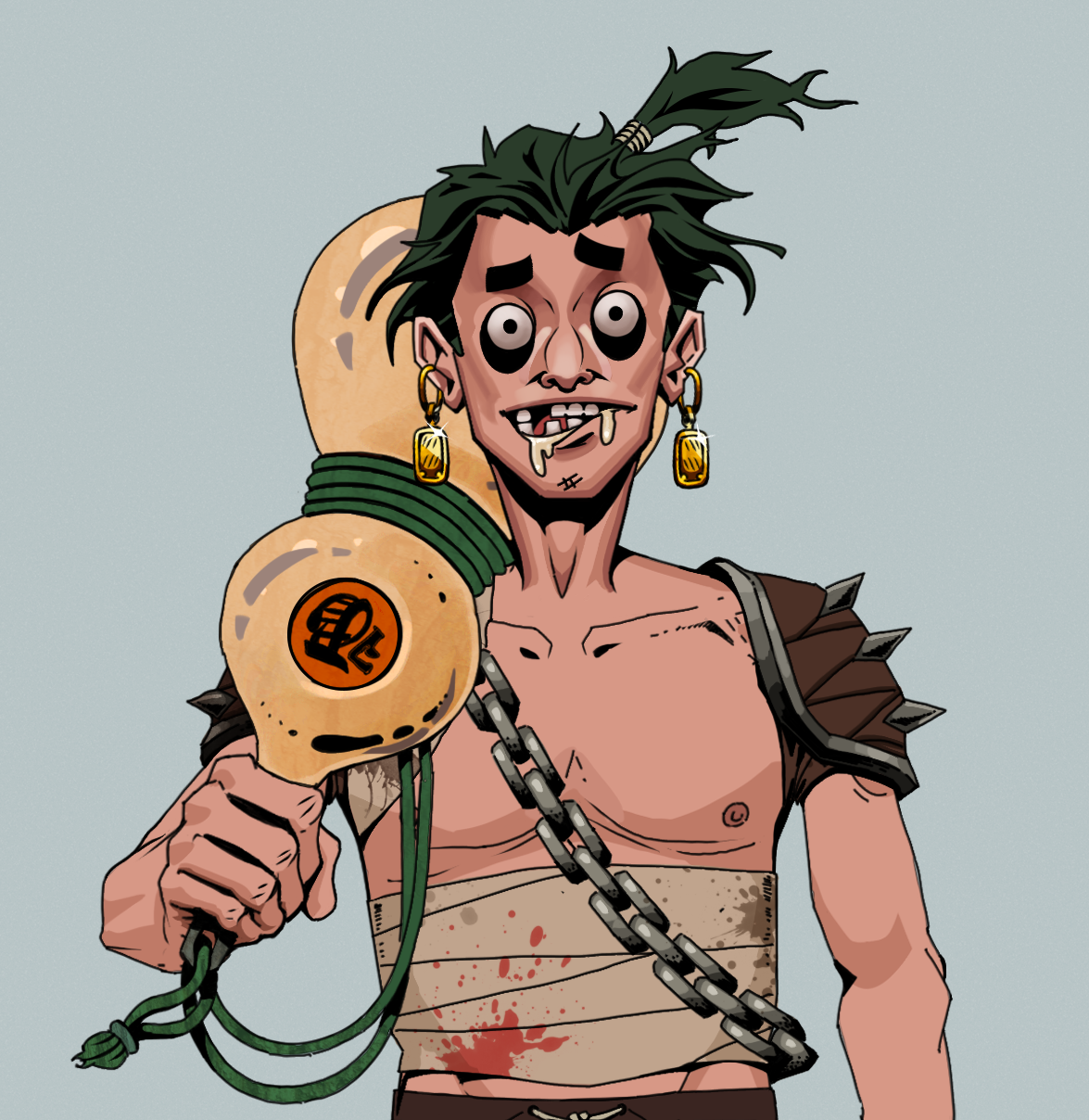 Drooling Azuma — Degen Dojo fighter