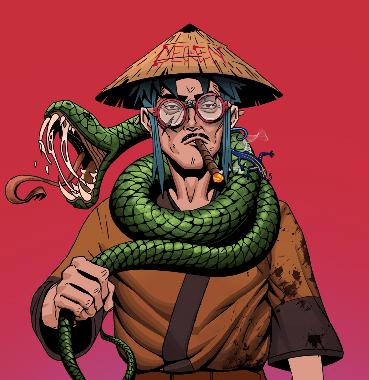 Raikou The Stoner — Degen Dojo fighter