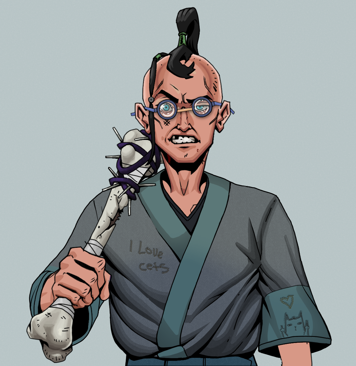 Akuma — Degen Dojo fighter
