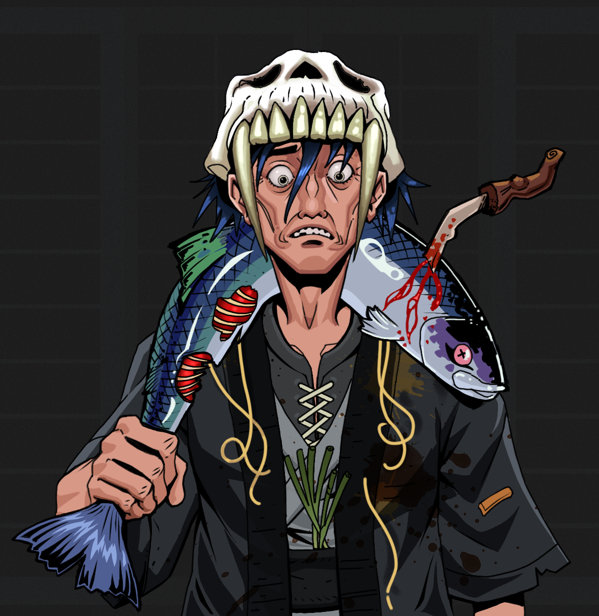 Shitless Botan — Degen Dojo fighter