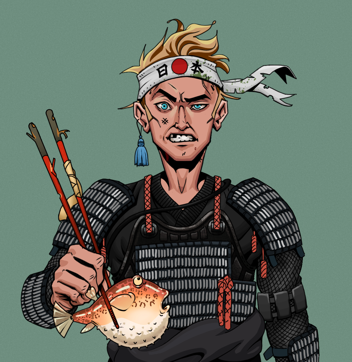 Akuma — Degen Dojo fighter