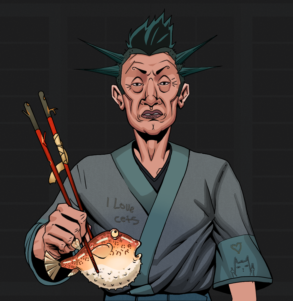 Goro — Degen Dojo fighter