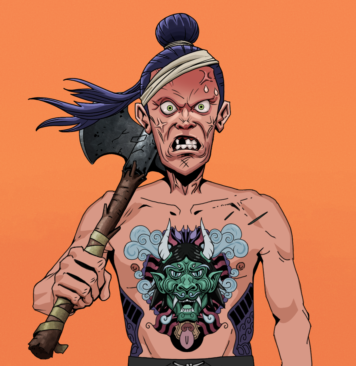 Angry Ikari — Degen Dojo fighter