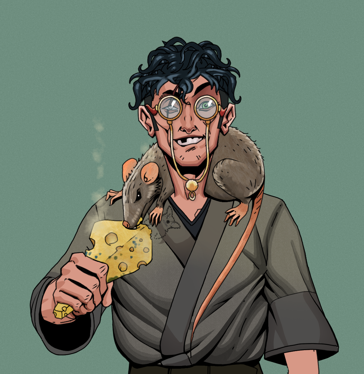 One-Eyed Itsuki — Degen Dojo fighter