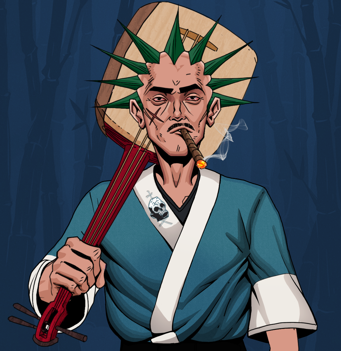 Raikou The Stoner — Degen Dojo fighter