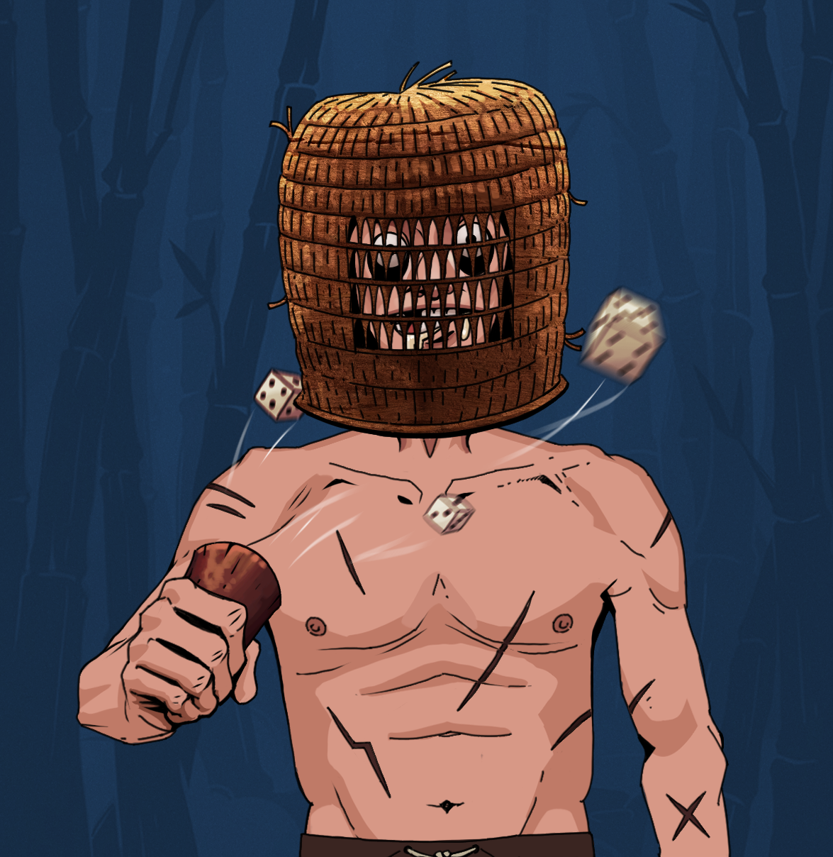 Drooling Azuma — Degen Dojo fighter