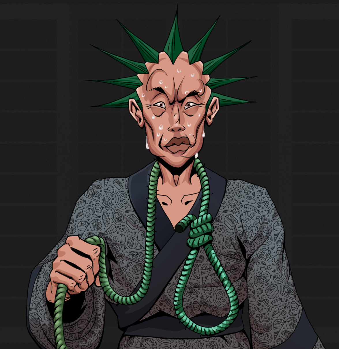 Stresshead Rin — Degen Dojo fighter