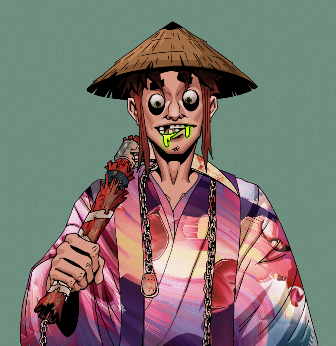 Toxic Azuma — Degen Dojo fighter