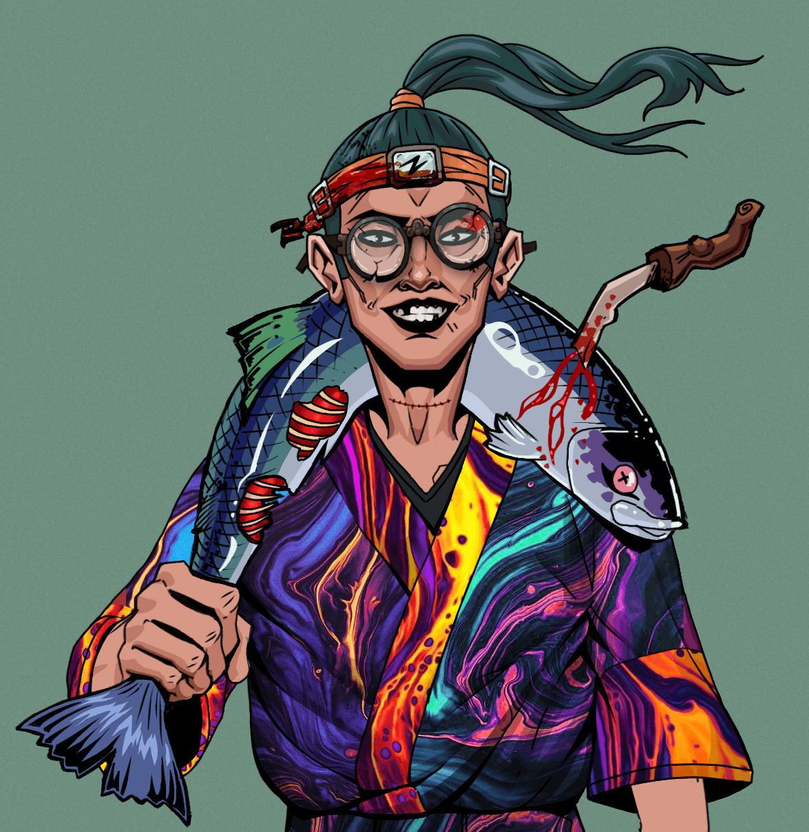 Junichiro Reborn — Degen Dojo fighter