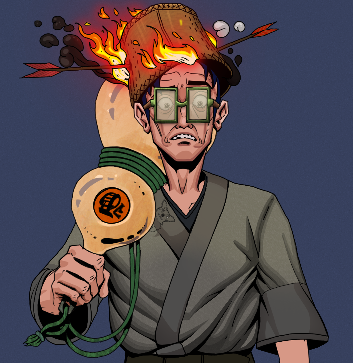 Shitless Botan — Degen Dojo fighter