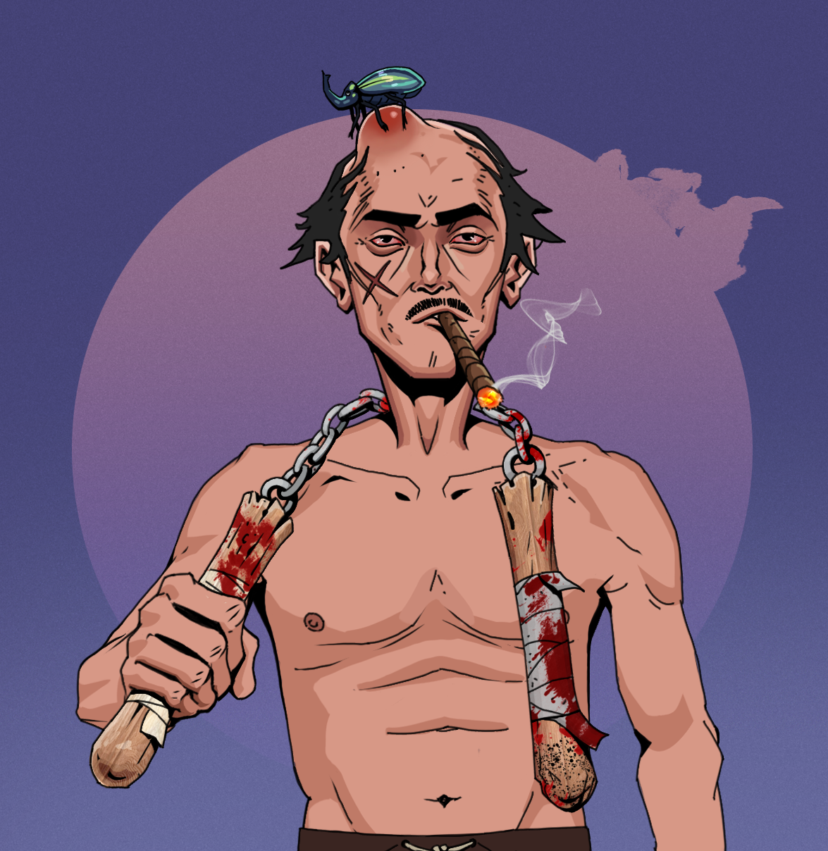 Raikou The Stoner — Degen Dojo fighter