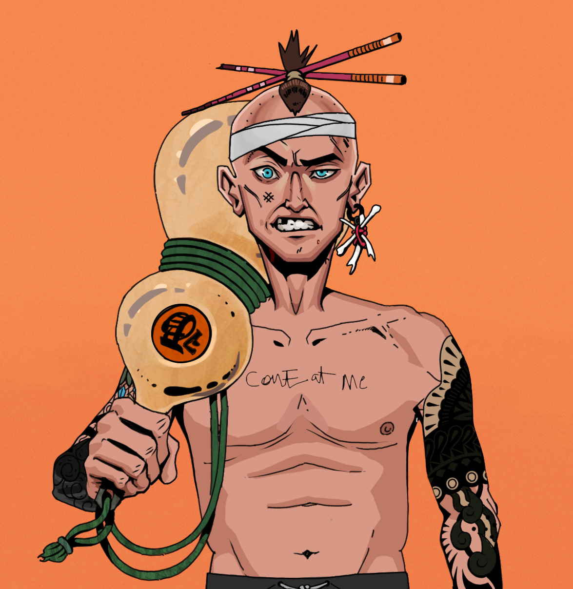 Akuma — Degen Dojo fighter