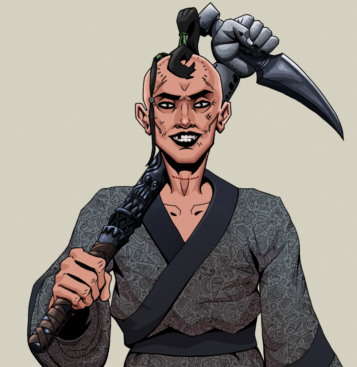 Junichiro Reborn — Degen Dojo fighter