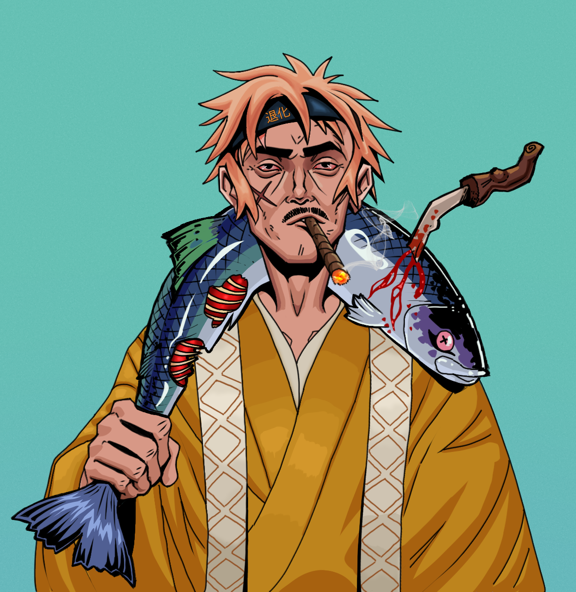 Raikou The Stoner — Degen Dojo fighter