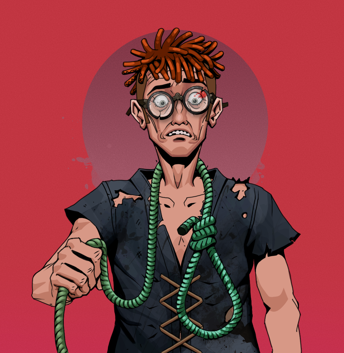 Shitless Botan — Degen Dojo fighter
