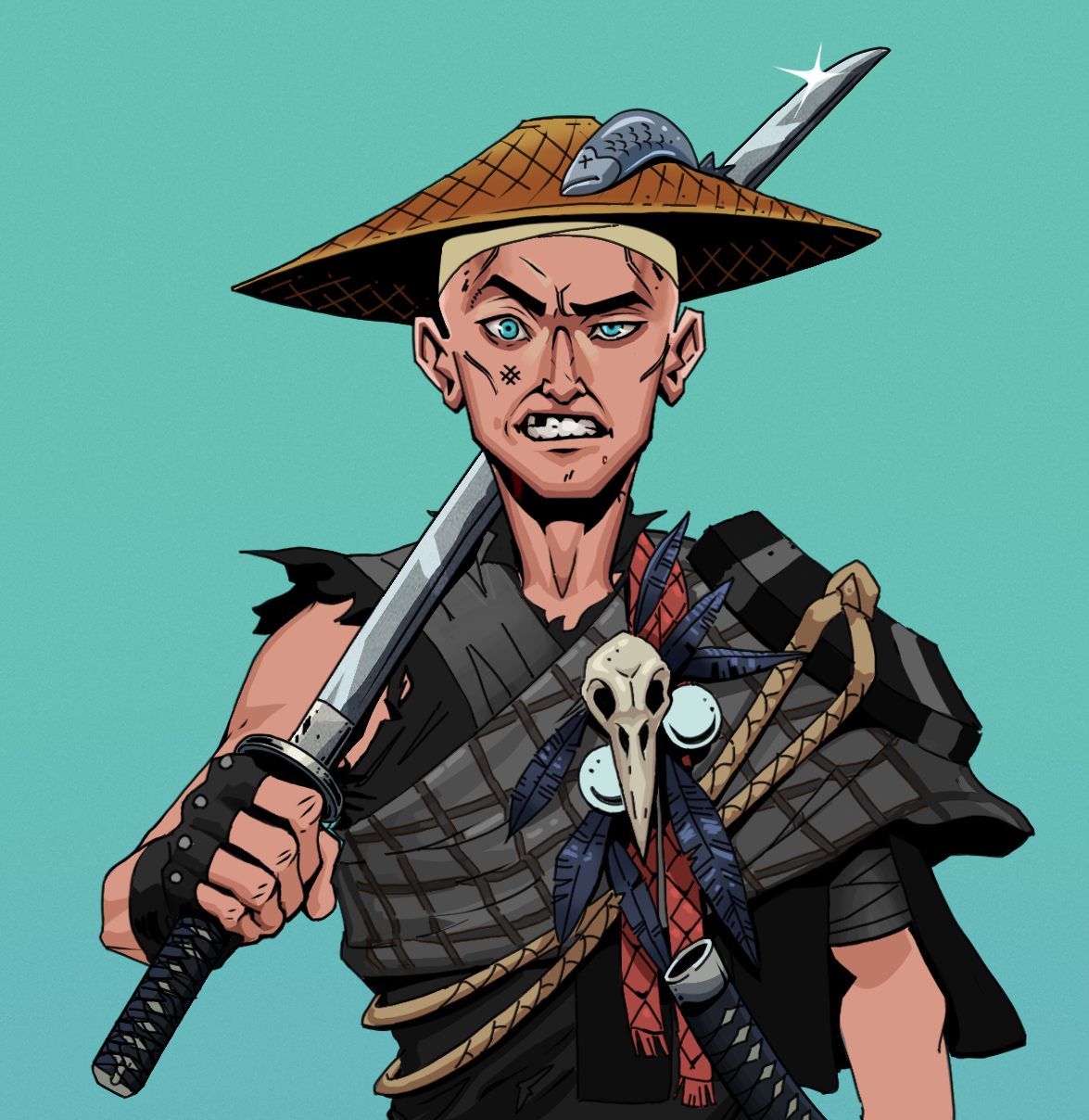 Akuma — Degen Dojo fighter