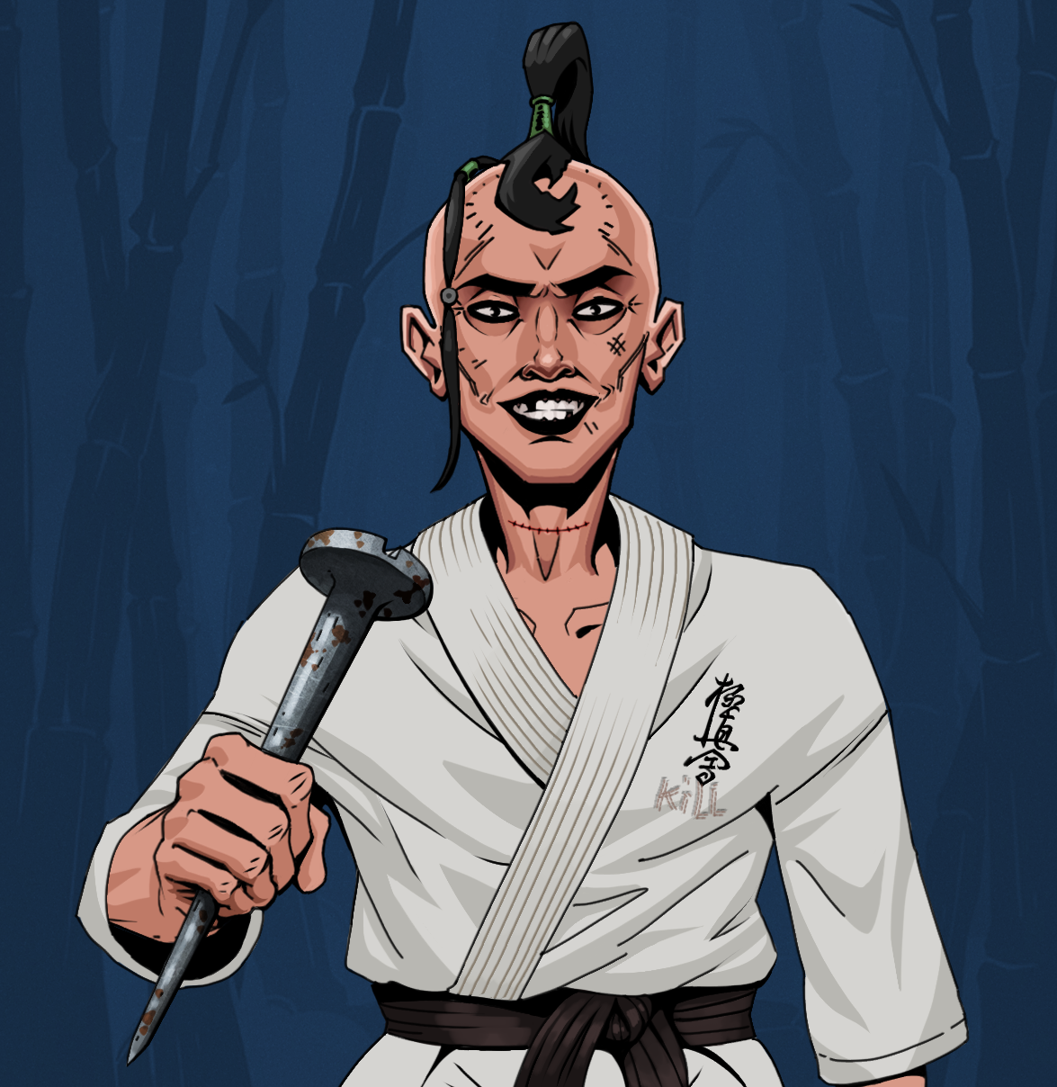 Junichiro Reborn — Degen Dojo fighter