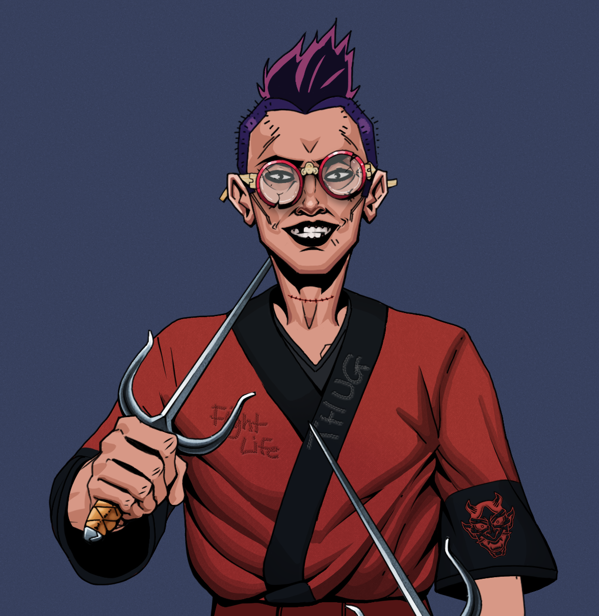 Junichiro Reborn — Degen Dojo fighter