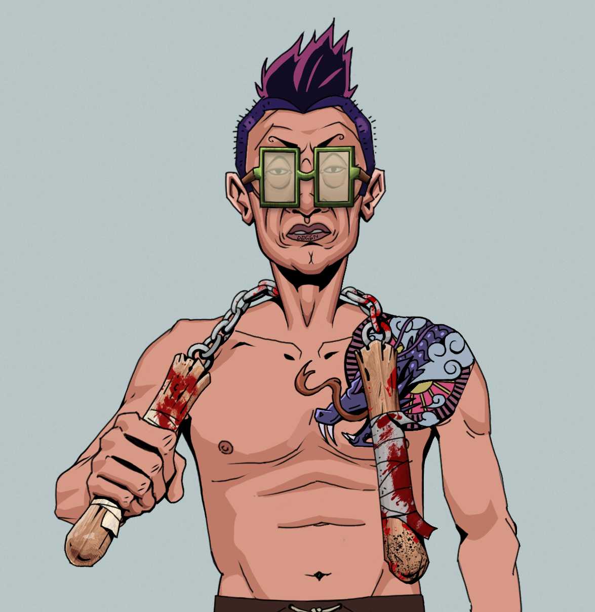 Goro — Degen Dojo fighter