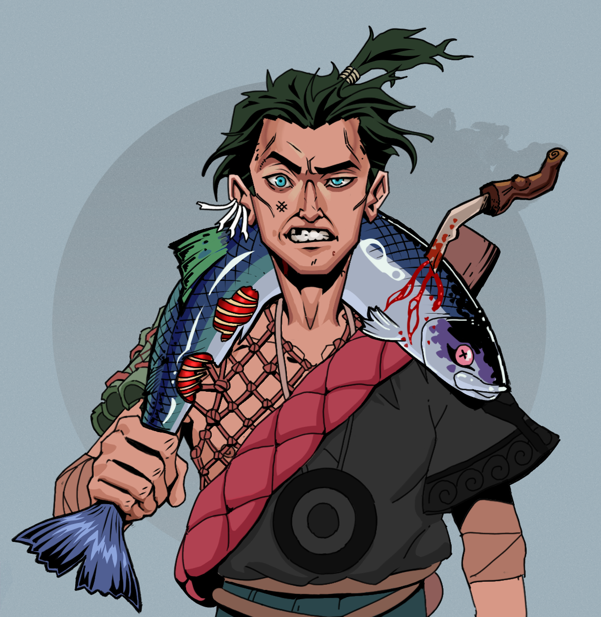 Akuma — Degen Dojo fighter