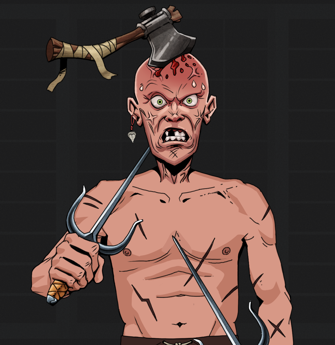 Angry Ikari — Degen Dojo fighter