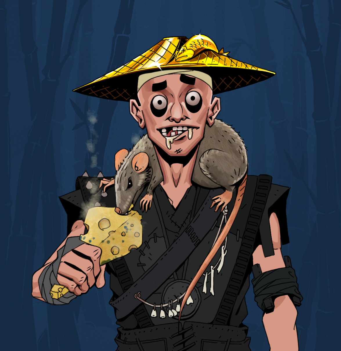 Drooling Azuma — Degen Dojo fighter
