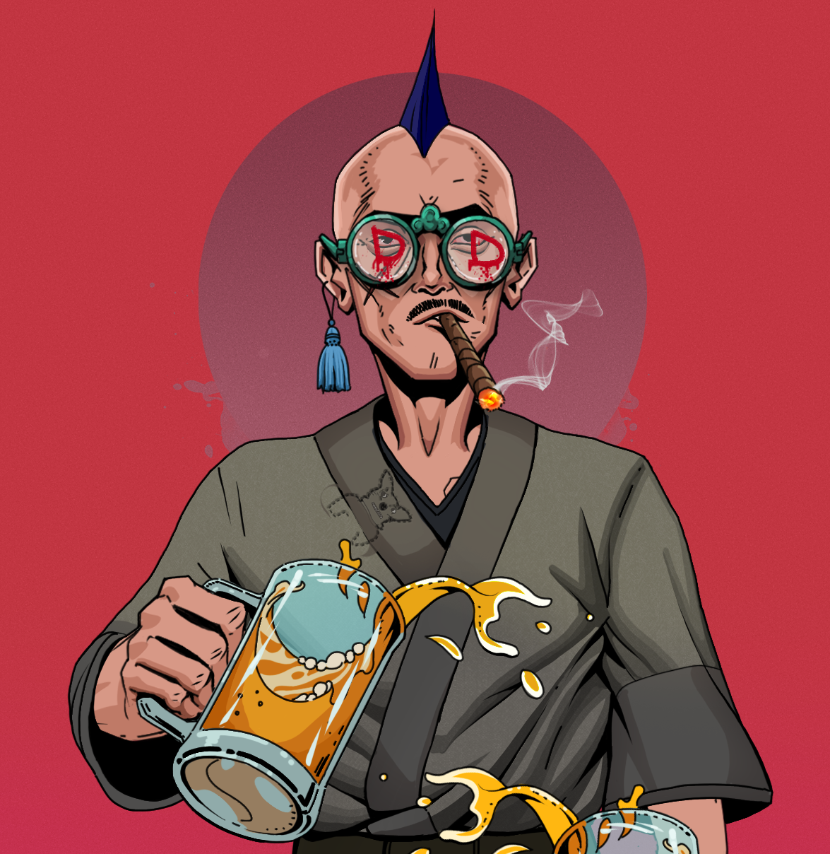 Raikou The Stoner — Degen Dojo fighter