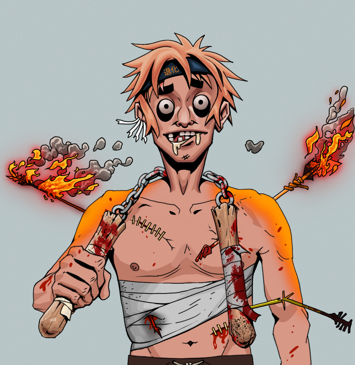 Drooling Azuma — Degen Dojo fighter