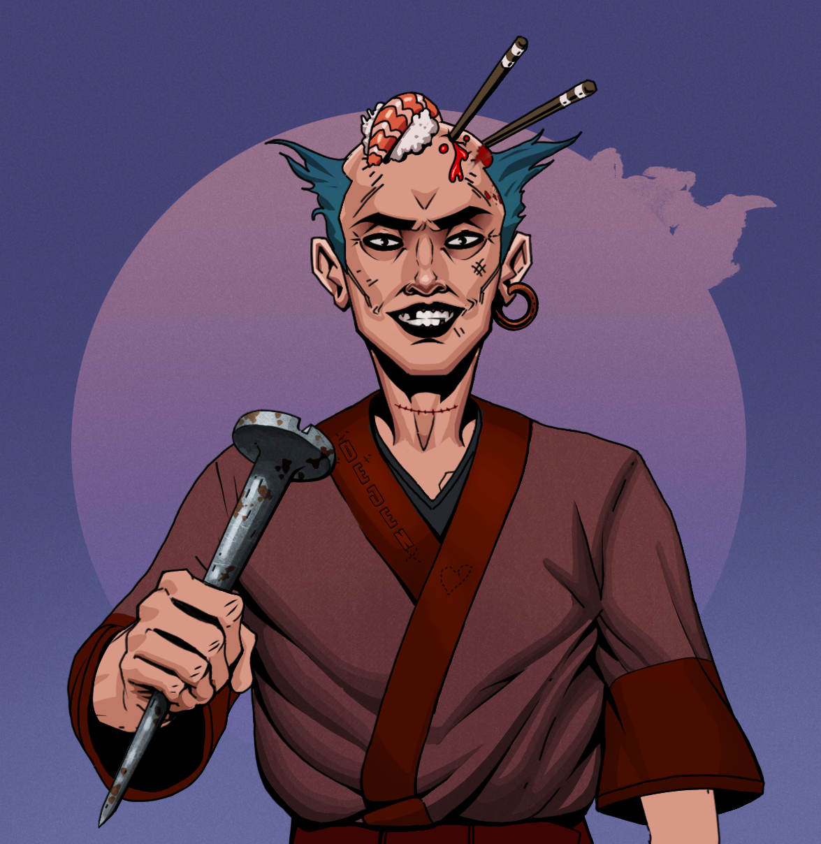 Junichiro Reborn — Degen Dojo fighter