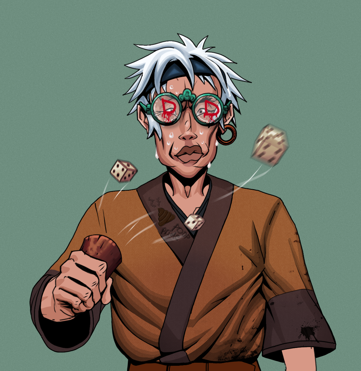 Stresshead Rin — Degen Dojo fighter