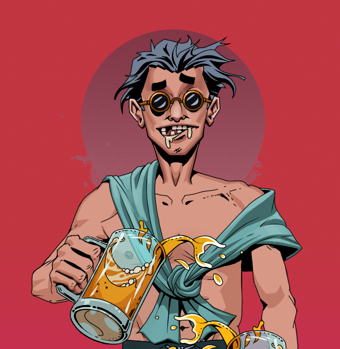 Drooling Azuma — Degen Dojo fighter