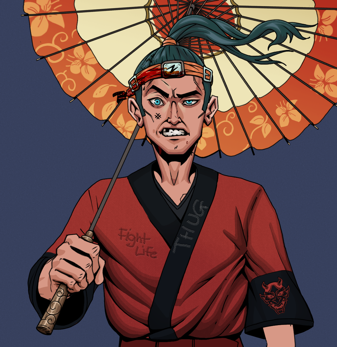 Akuma — Degen Dojo fighter
