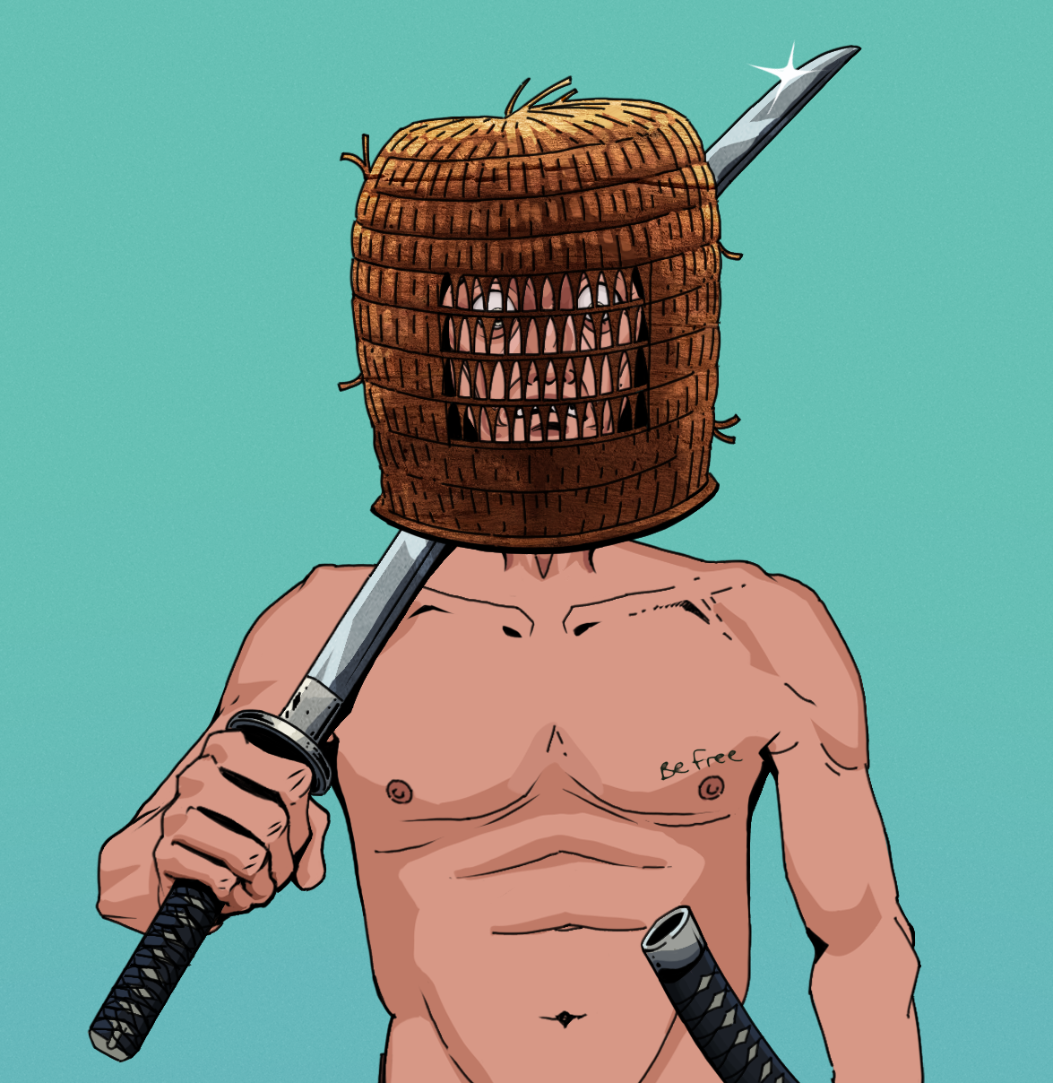 Shitless Botan — Degen Dojo fighter