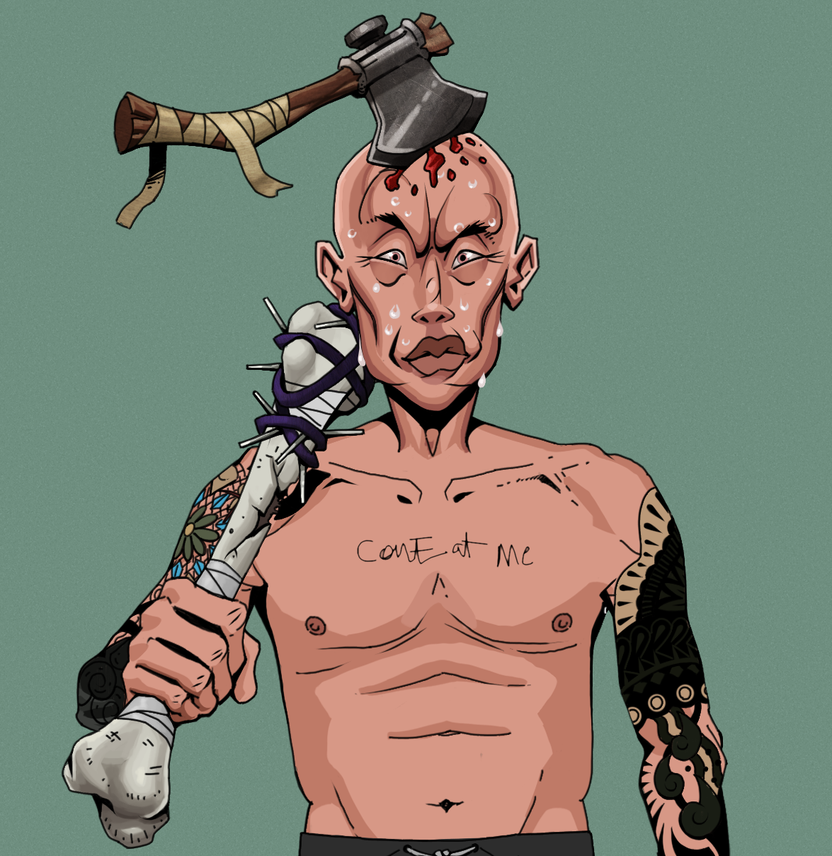 Stresshead Rin — Degen Dojo fighter