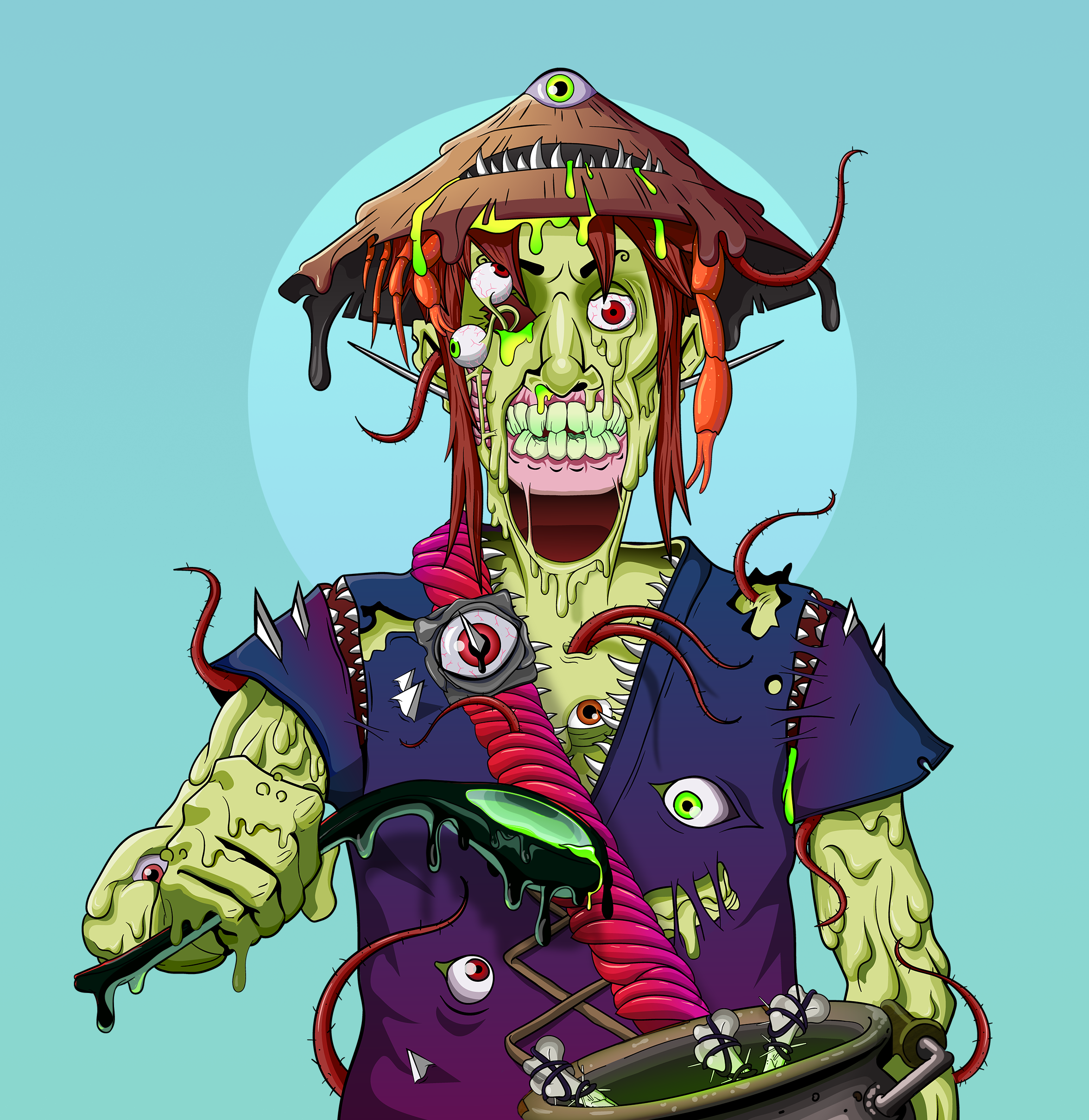 Melting Goro — Degen Dojo Character