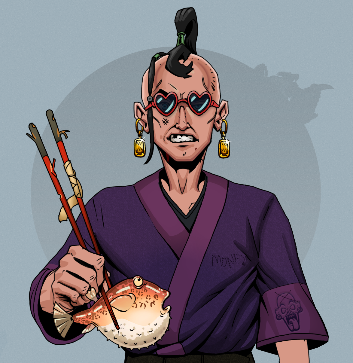Akuma — Degen Dojo fighter