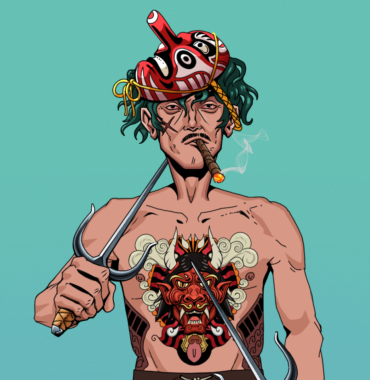 Raikou The Stoner — Degen Dojo fighter